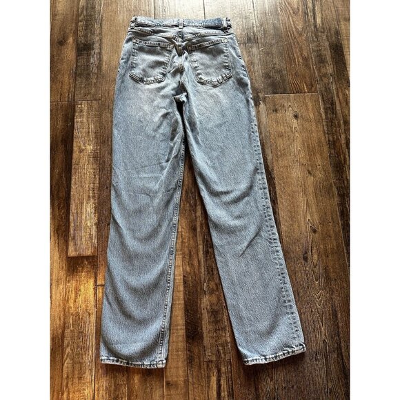Abercrombie Curve Love Ultra High Rise 90s Straight Jean Medium Wash 29 Long - Picture 5 of 5